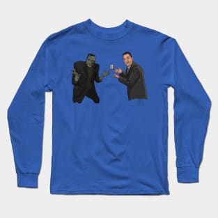 Frankenstein & Hanks Waste a Minute of Our Time Long Sleeve T-Shirt